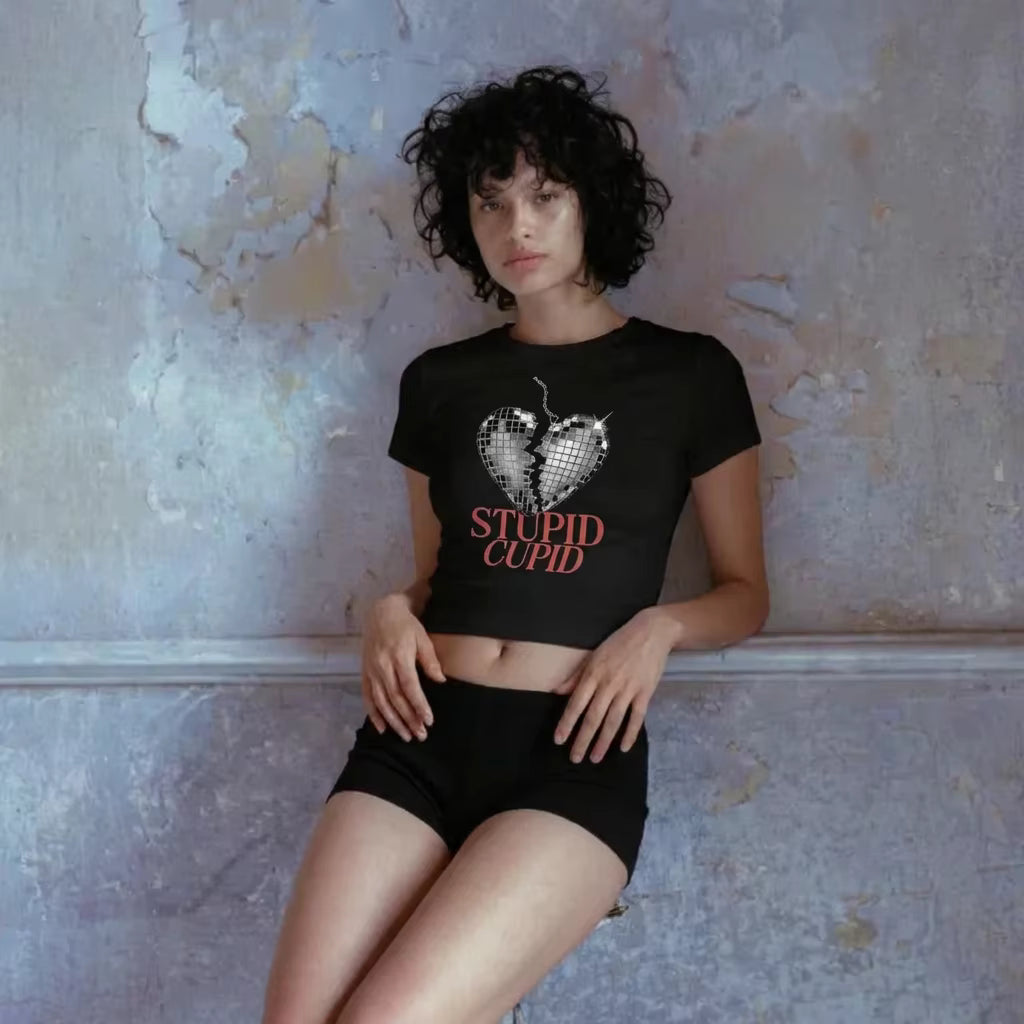 STUPID CUPID Baby Tee
