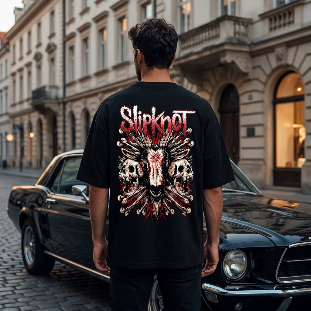 Slipknot Unisex Terry Oversized Tee