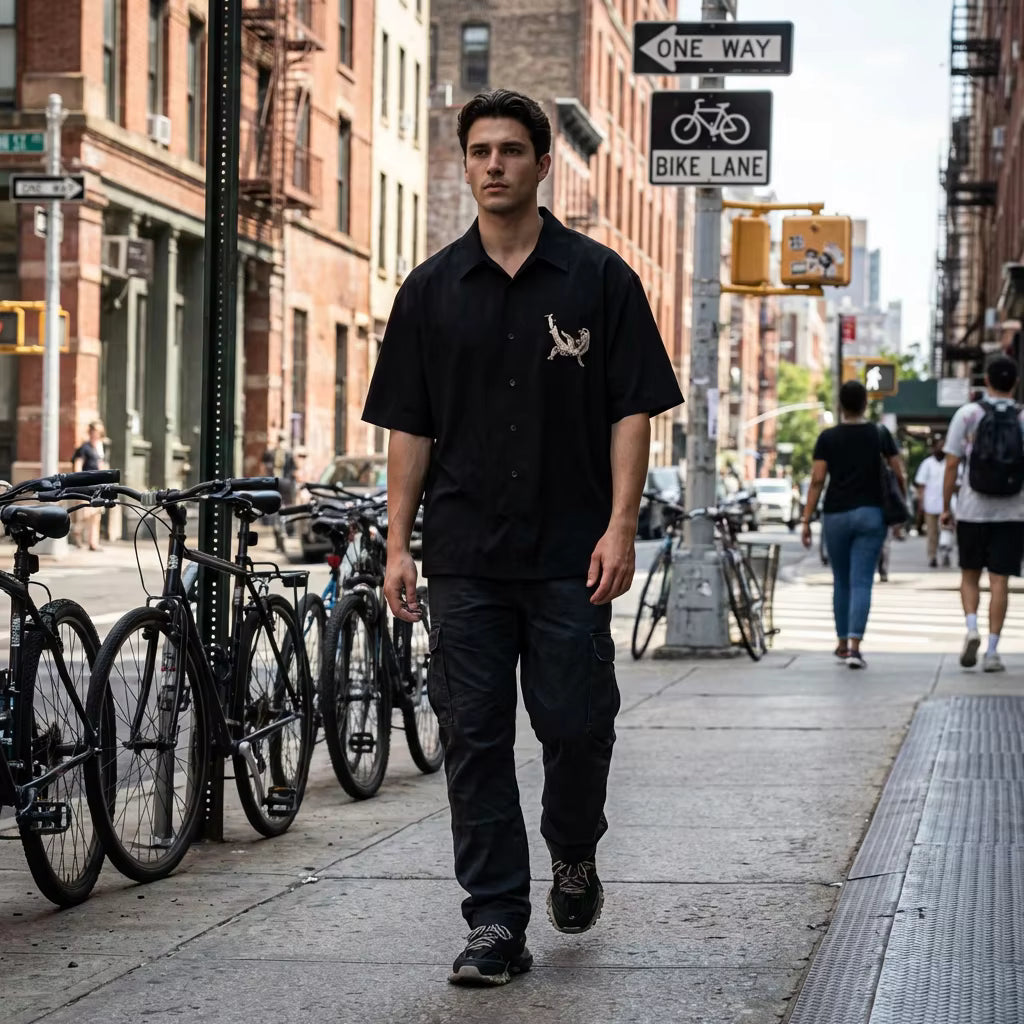 FALLING ANGEL Unisex Oversized Shirt